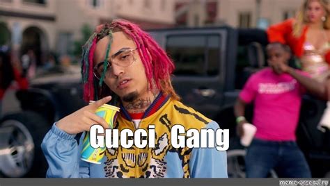 gucci gang meme